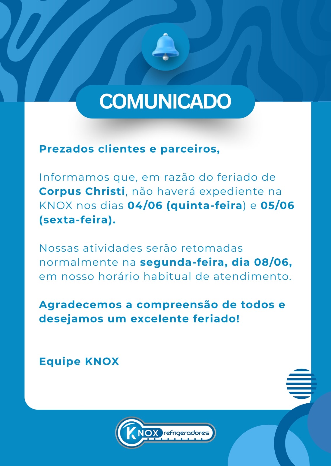 Aviso Importante